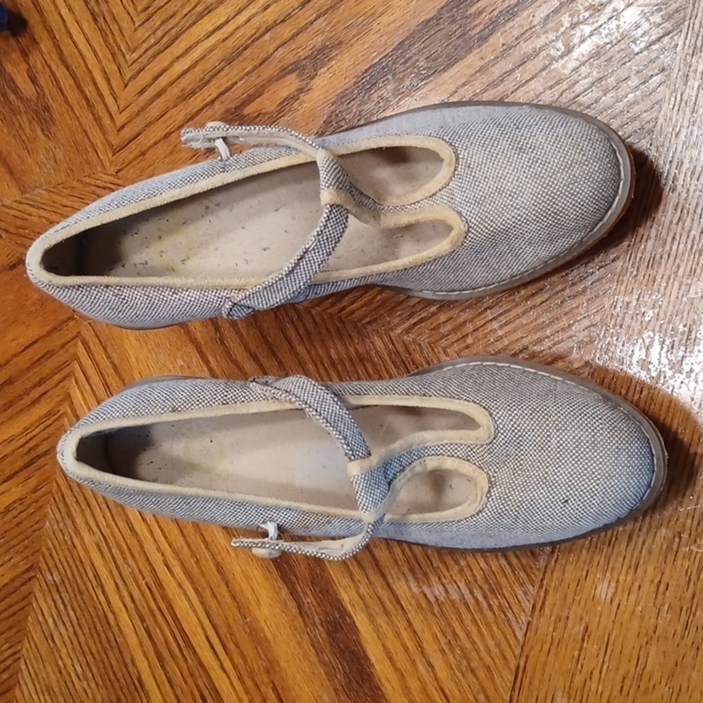 OLD NAVY DARK ACADEMIA TWEED WEDGE PLATFORMS